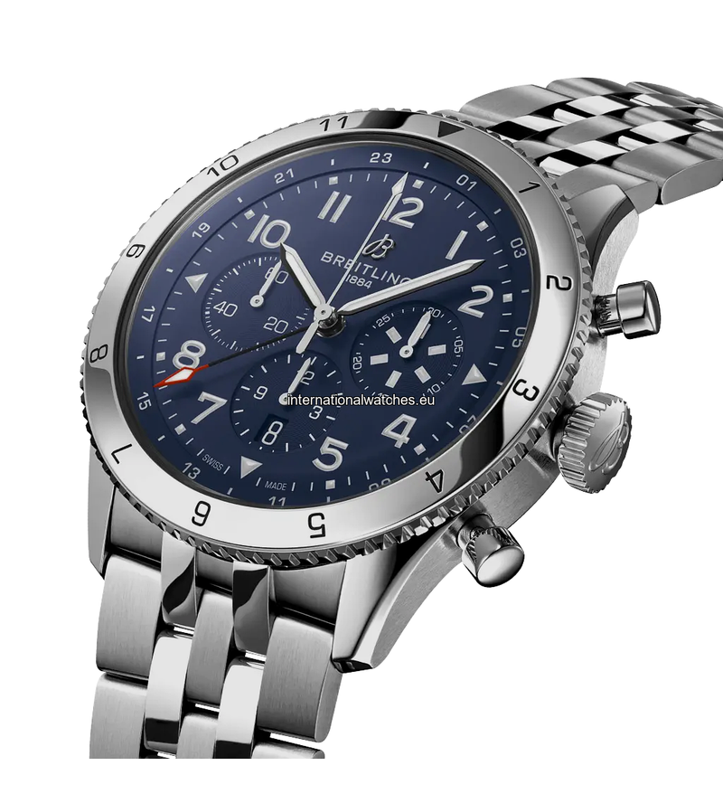 Super AVI B04 Chronograph GMT 46 Tribute to Vought F4U Corsair - AB04451A1C1A1