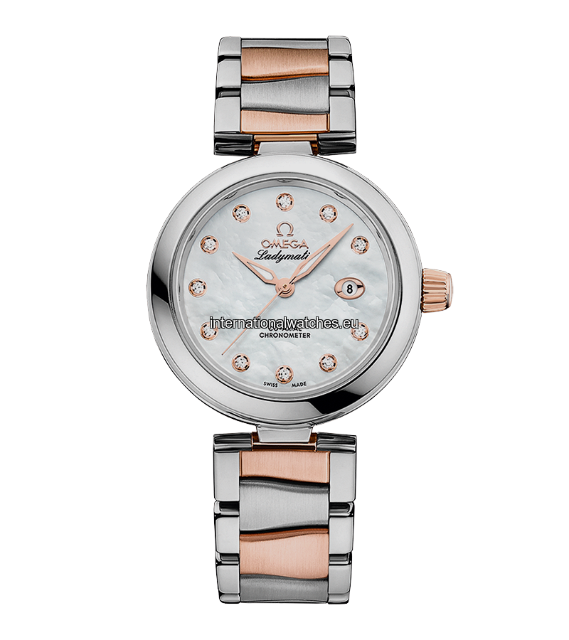 De Ville Ladymatic 34 mm, steel - Sedna™ gold on steel - Sedna™ gold - 425.20.34.20.55.004