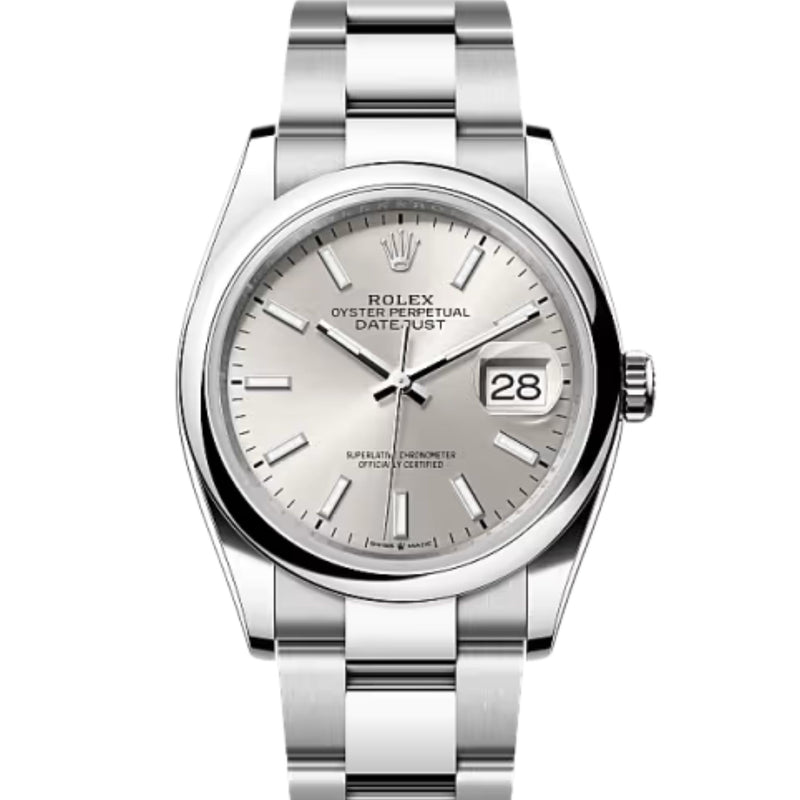 126200 Silver Datejust 36 NEW