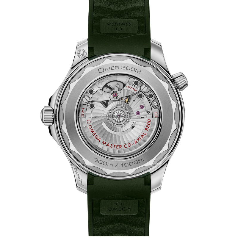 Seamaster Diver 300M 42 mm, steel on rubber strap - 210.32.42.20.10.001