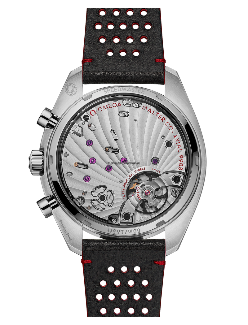 Speedmaster Chronoscope 43 mm, steel on leather strap - 329.32.43.51.02.001