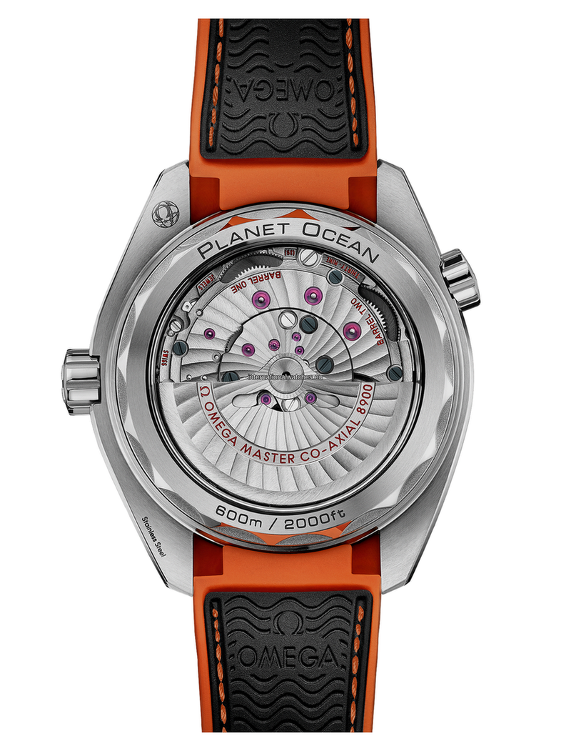 Seamaster Planet Ocean 600M 43.5 mm, steel on rubber strap - 215.32.44.21.01.001