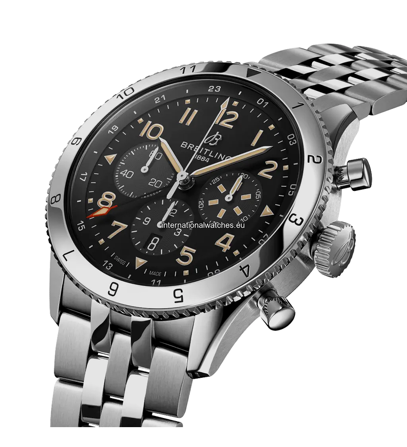 Super AVI B04 Chronograph GMT 46 P-51 Mustang - AB04453A1B1A1
