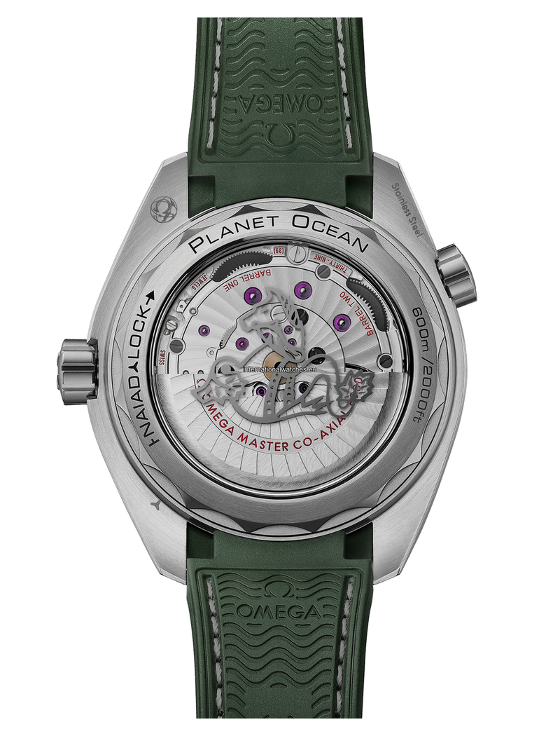 Seamaster Planet Ocean 600M 43.5 mm, steel on rubber strap - 215.32.44.21.06.001