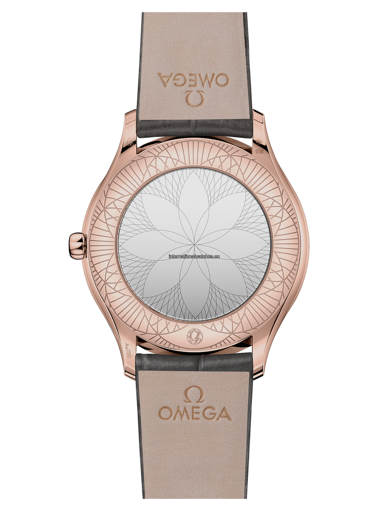 De Ville Trésor 36 mm, Sedna™ gold on leather strap - 428.58.36.60.02.001