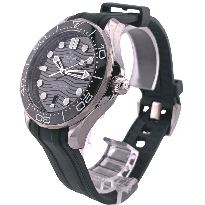 Seamaster Diver 300M 42 mm, steel on rubber strap - 210.32.42.20.10.001