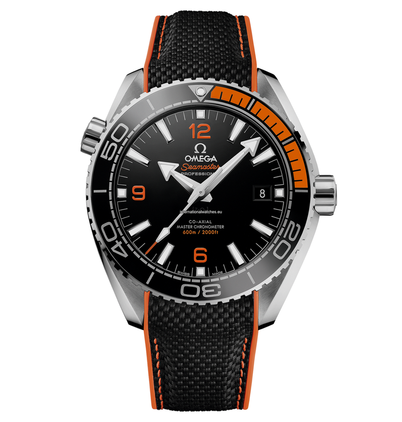 Seamaster Planet Ocean 600M 43.5 mm, steel on rubber strap - 215.32.44.21.01.001