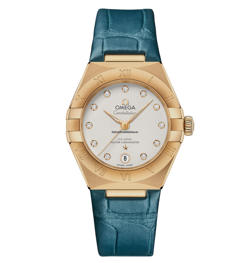 Constellation 29 mm, yellow gold on leather strap - 131.53.29.20.52.001