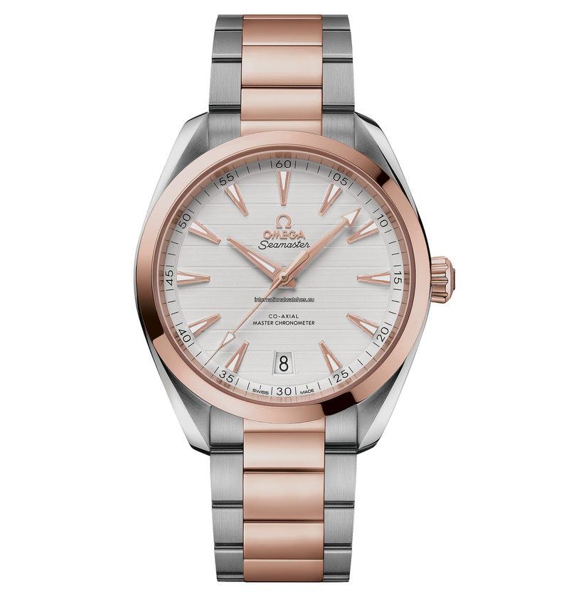 Seamaster Aqua Terra 150M 41 mm, steel - Sedna™ gold on steel - Sedna™ gold - 220.20.41.21.02.001