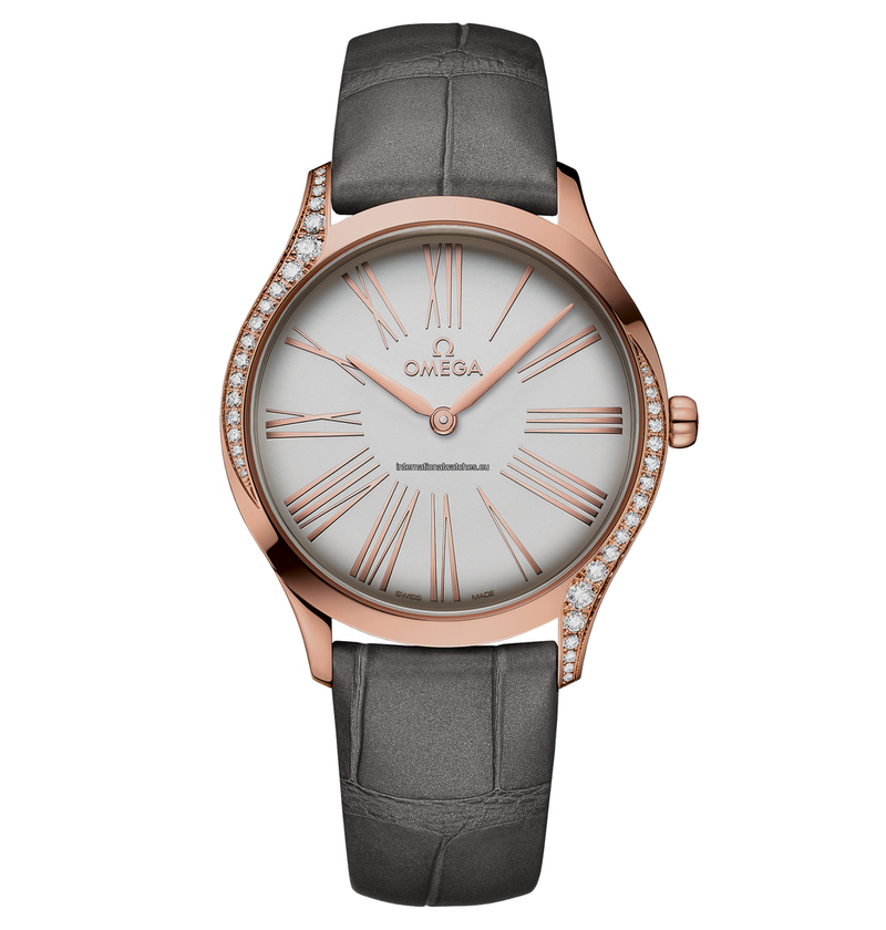 De Ville Trésor 36 mm, Sedna™ gold on leather strap - 428.58.36.60.02.001