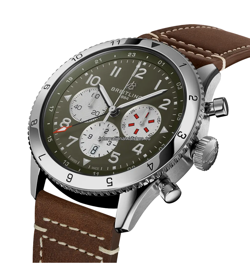 Super AVI B04 Chronograph GMT 46 Curtiss Warhawk - AB04452A1L1X1