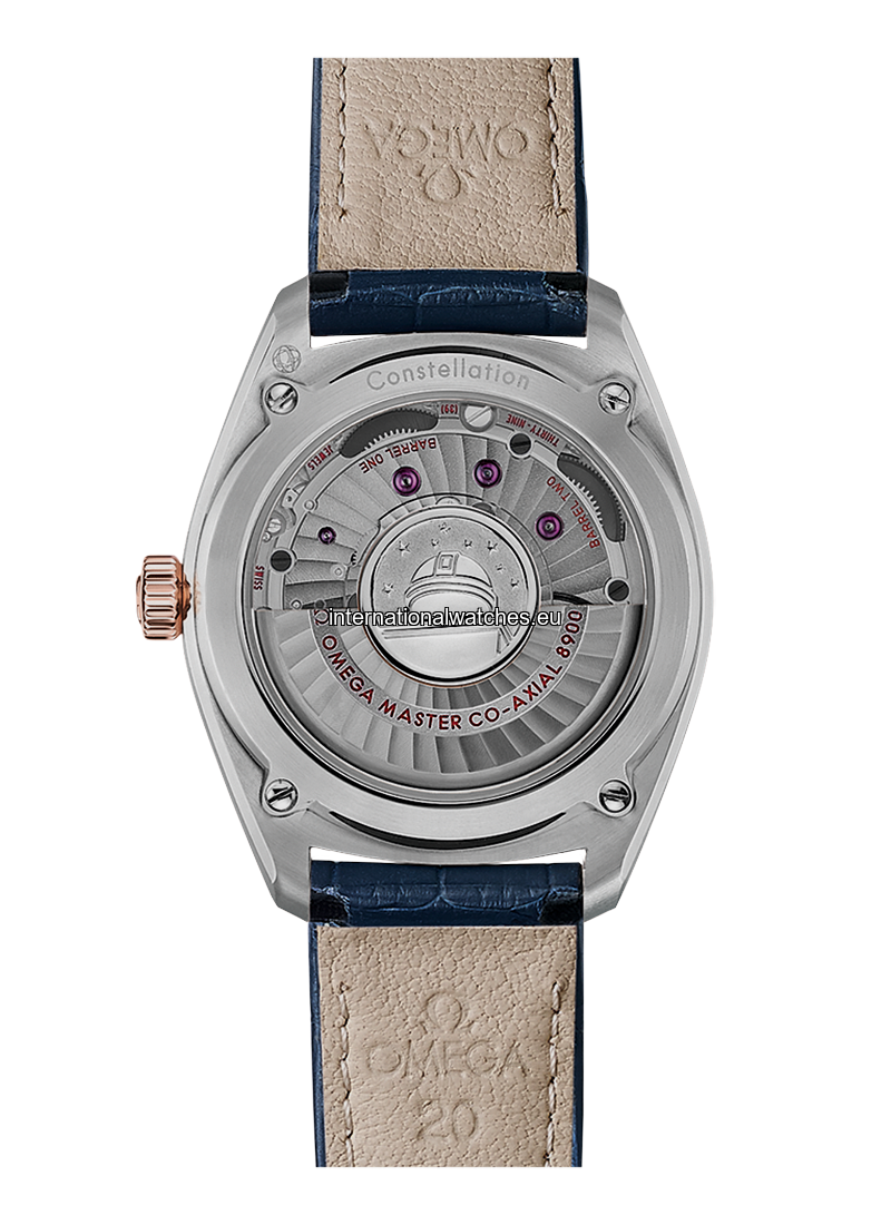 Constellation Globemaster 39 mm, steel - Sedna™ gold on leather strap - 130.23.39.21.03.001