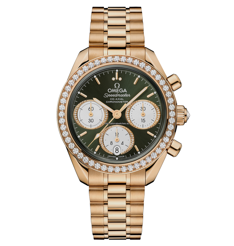 Speedmaster 38 38 mm, Moonshine™ gold on Moonshine™ gold - 324.55.38.50.60.001