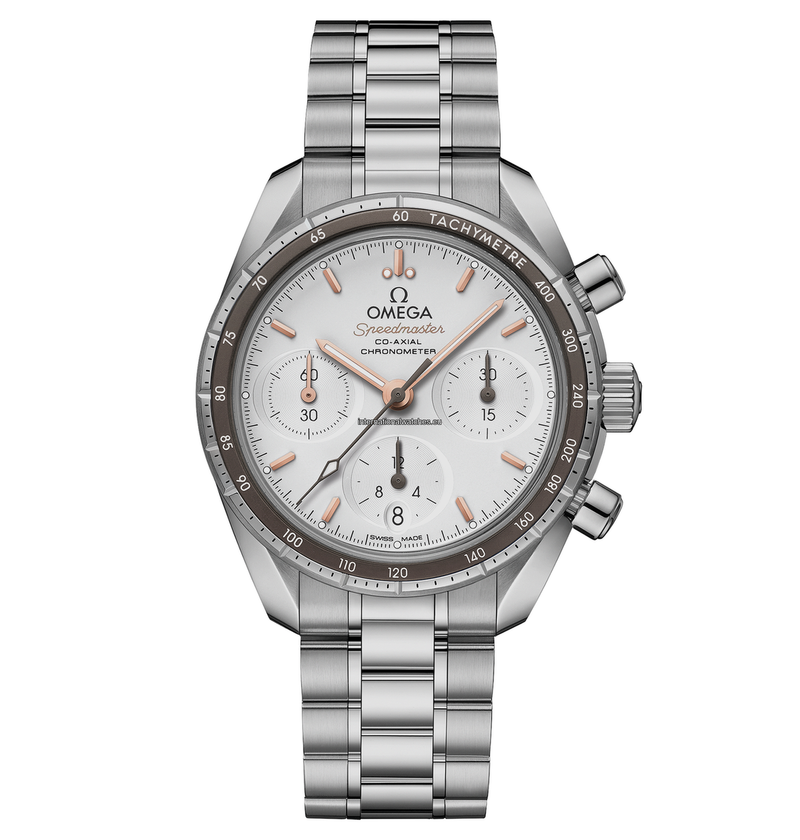 Speedmaster 38 38 mm, steel on steel - 324.30.38.50.02.001