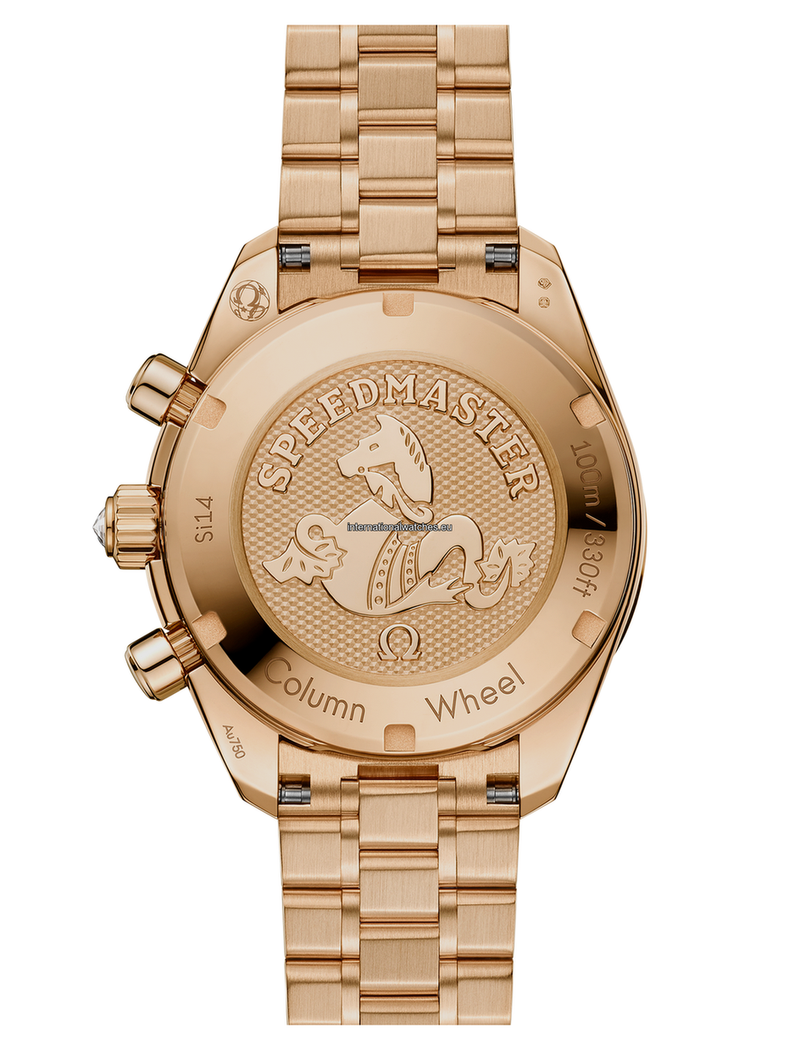 Speedmaster 38 38 mm, Moonshine™ gold on Moonshine™ gold - 324.55.38.50.60.001