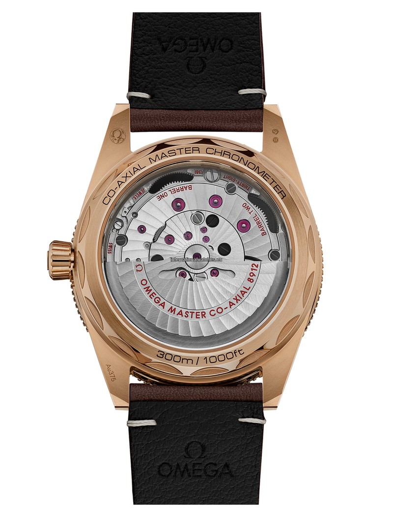 Seamaster 300 41 mm, Bronze gold on leather strap - 234.92.41.21.10.001