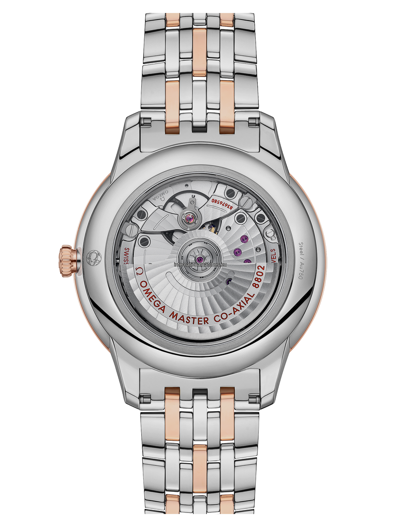 De Ville Prestige 41 mm, steel - Sedna™ gold on steel - Sedna™ gold - 434.20.41.20.02.001