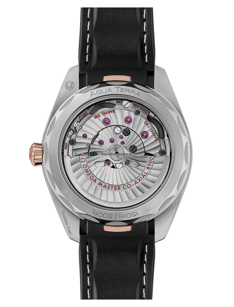 Seamaster Aqua Terra 150M 41 mm, steel - Sedna™ gold on rubber strap - 220.22.41.21.02.001